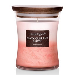 Picture of Black Currant & Rose ,HomeLights 3-Layer Highly Scented Candles